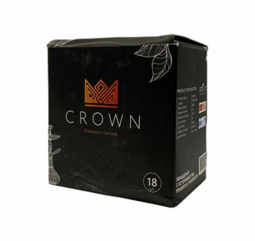 Уголь кокосовый Crown 18 шт (25х25мм)